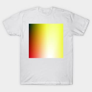 blue green yellow abstract texture T-Shirt